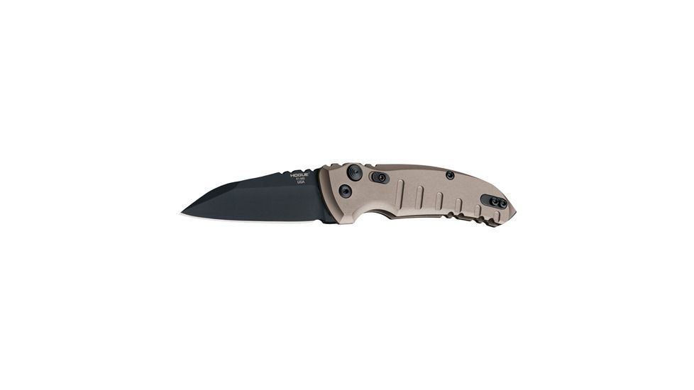 Hogue A01 Microswitch Wharncliffe Blade Dark Earth Automatic Knife